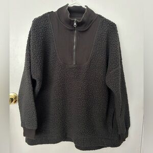 Aerie Dream Sherpa Quarter Zip